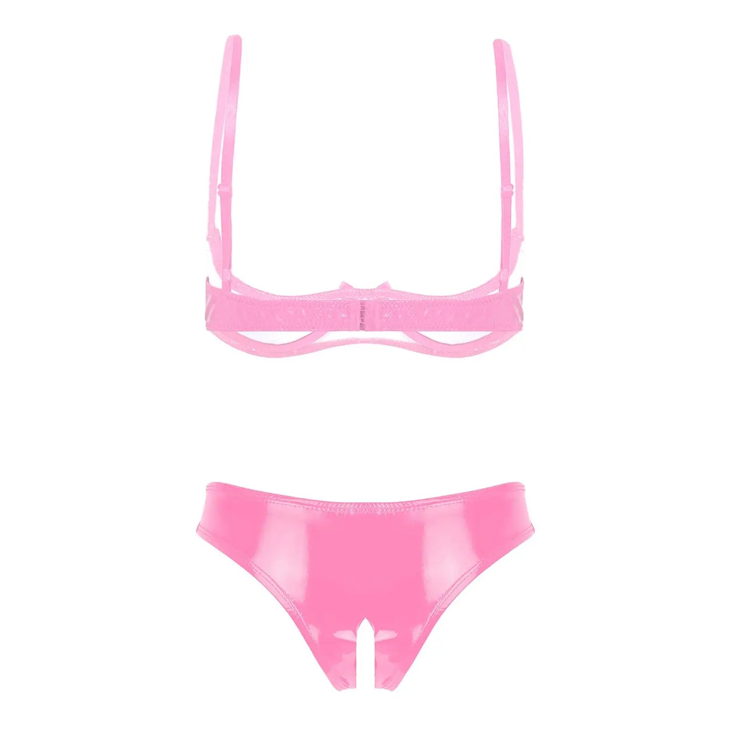 💥 SUMMER HOLIDAY 70% OFF 🔥 FancyStar™ GLOSSY Leather Underwire Set