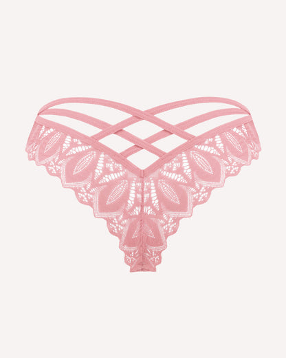 Cheeky Panties Lace Criss Cross Underwear