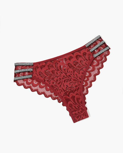 ZAVIKA High-Leg Lace Brief