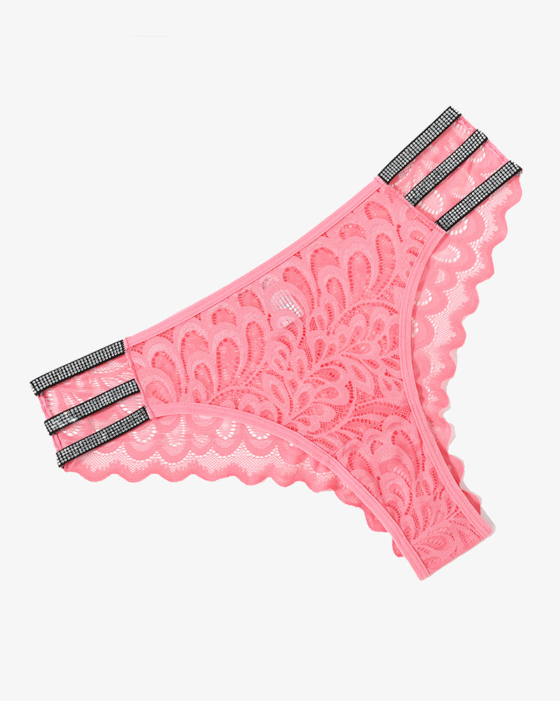 ZAVIKA High-Leg Lace Brief