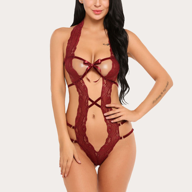 DEEPY V Lace Bodysuit
