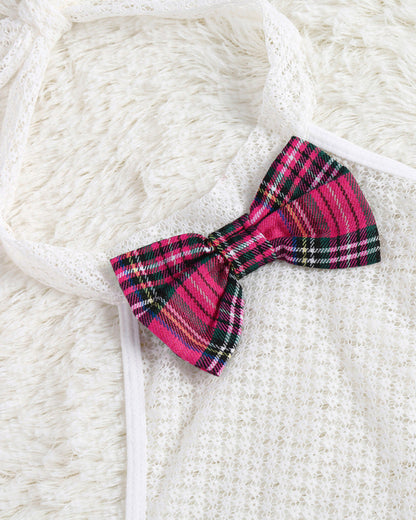 VYNTRA Snap Crotch Bodysuit and Mini Skirt