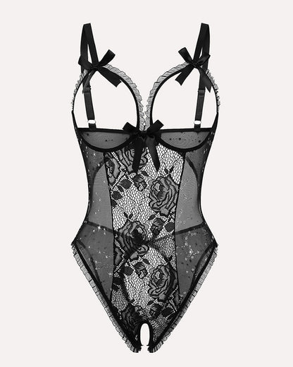 Christmas Lace Mini Bodysuit