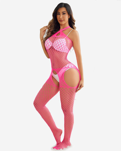 Fishnet Stockings Jumpsuit