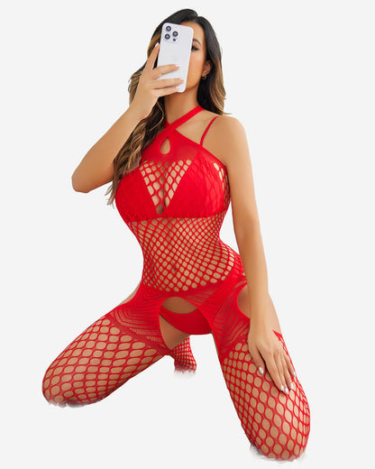 Fishnet Stockings Jumpsuit