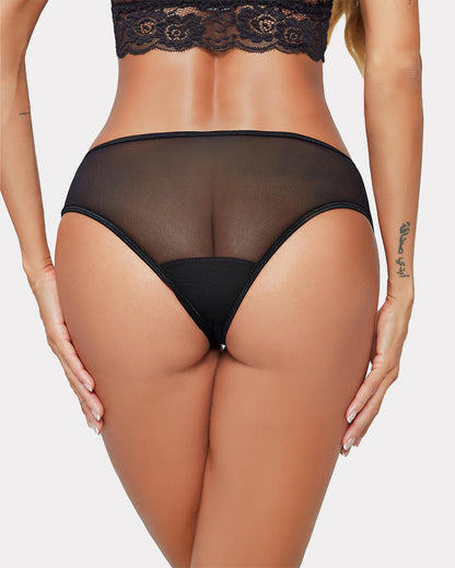 ECLIVIA Floral Mesh Panty