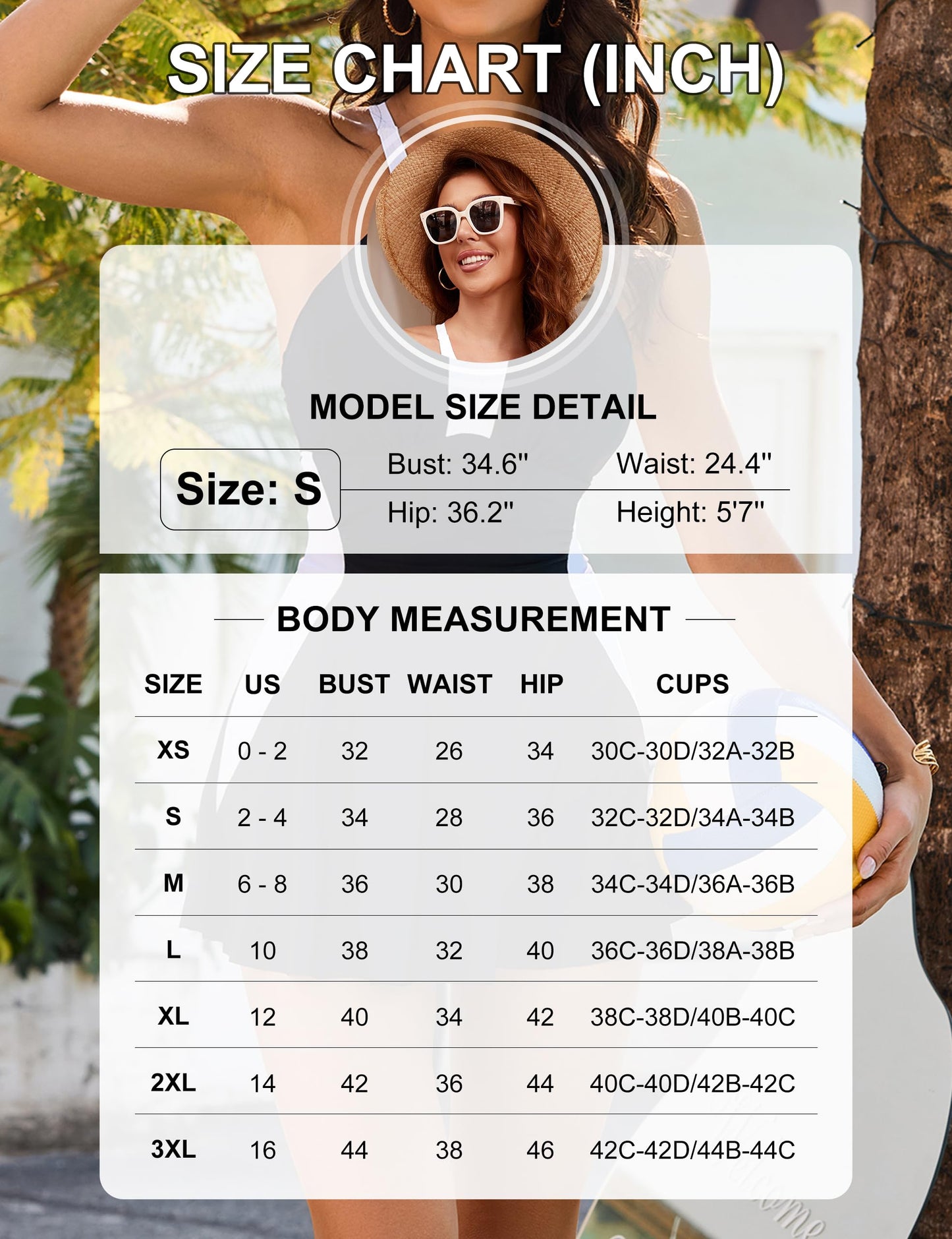 Visual-Slimming Color-Block Skirted One-Piece Swimsuit