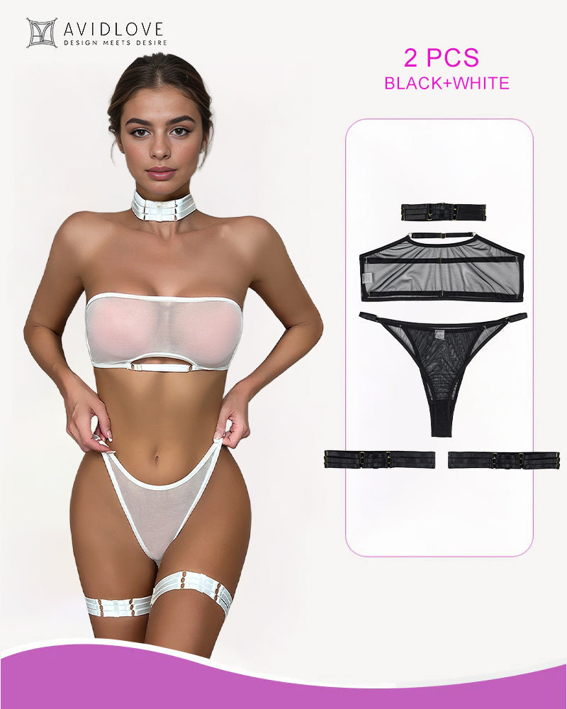 TEMPRIS Lingerie Set Bandeau