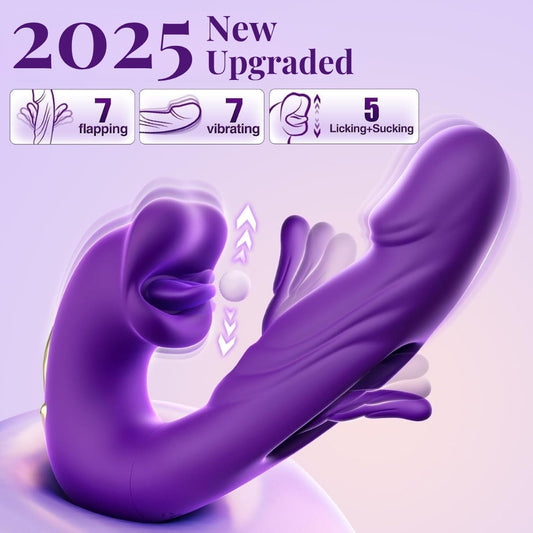 2026 Upgraded Luvora™ 4-in-1 Flapping & Licking Vibrator
