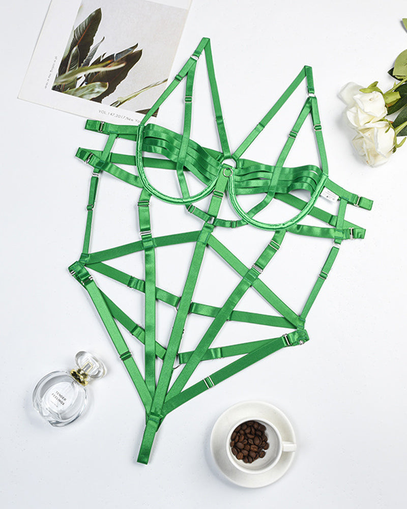 Complex Bondage Cross Sexy Bodysuit