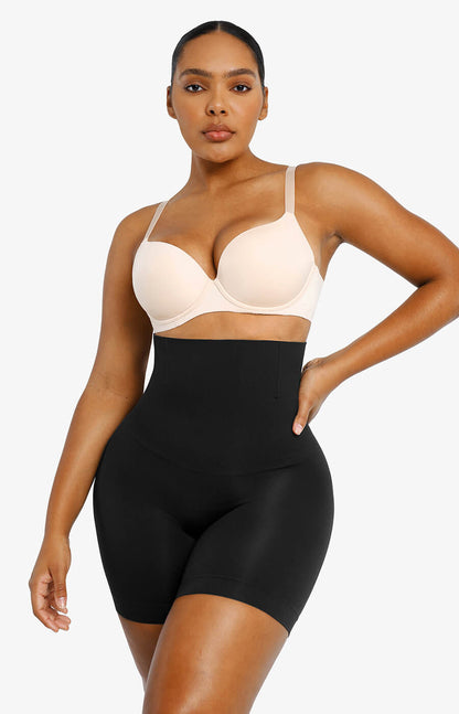 Comfort High-Waist Boned Shapewear Shorts