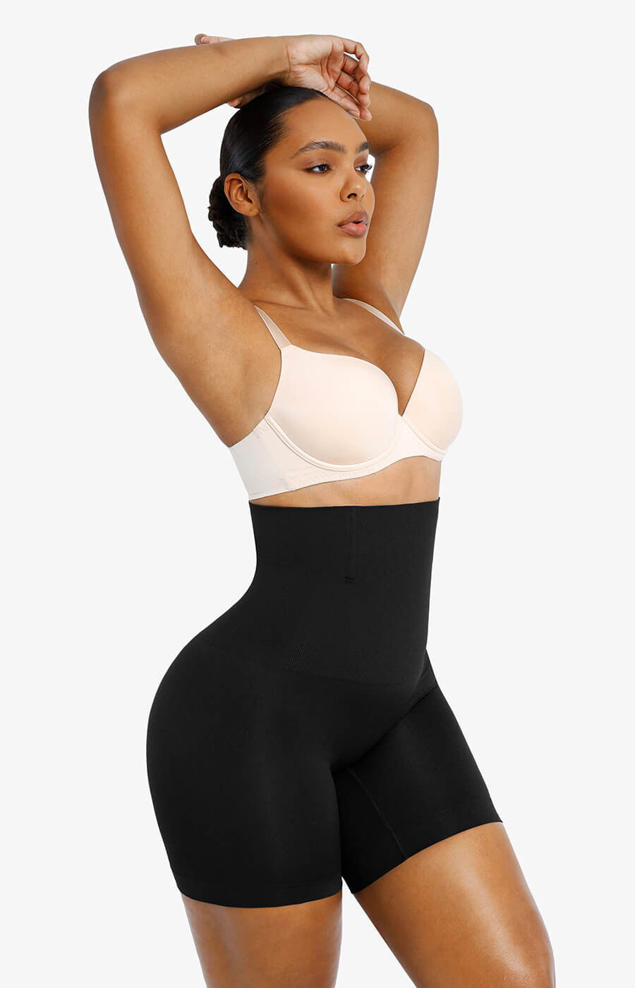 Comfort High-Waist Boned Shapewear Shorts