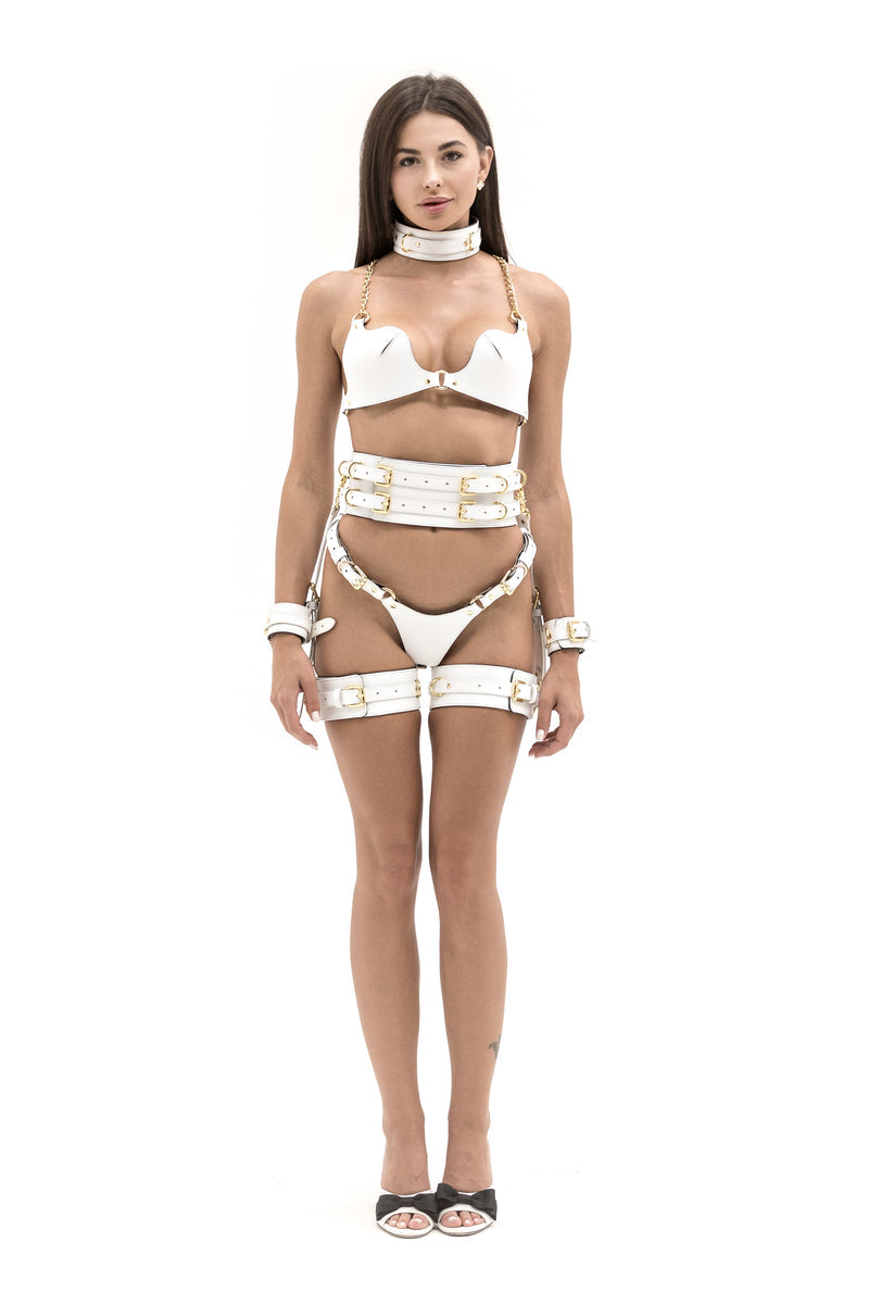FancyStar™ Aphrodite Leather Lingerie Set