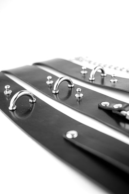 FancyStar® Lock Me Loud Leather Lingeries Set