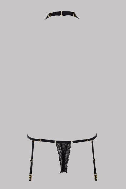 Floral Lace Thong Bodysuit