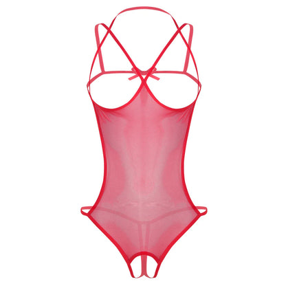 💥 SUMMER HOLIDAY 70% OFF 🔥 FancyStar™ VIOLA Mesh Cupless Bodysuit