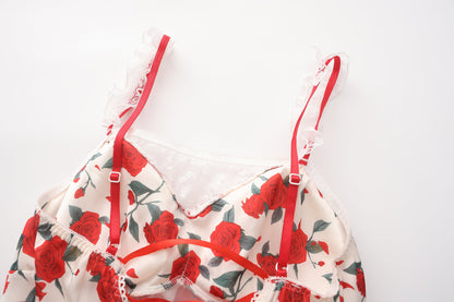 ROSIER Floral Mini Dress