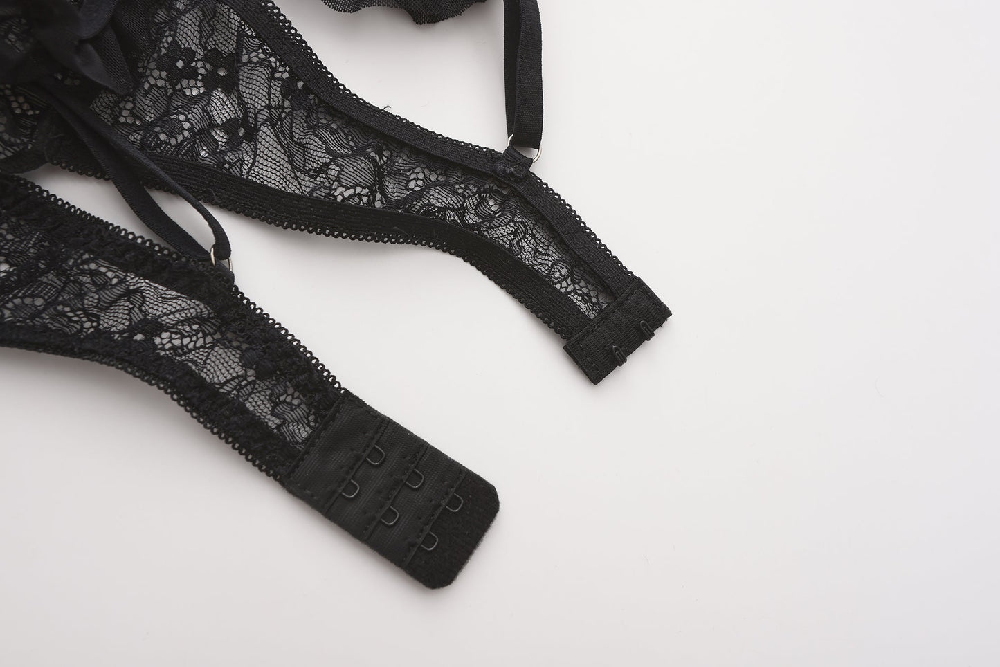 STANY Ruffle Crotchless Bodysuit