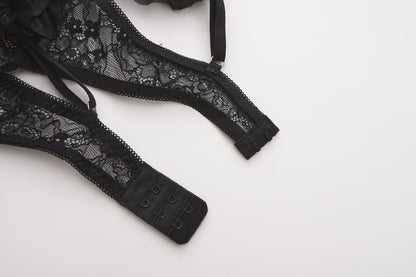 STANY Ruffle Crotchless Bodysuit