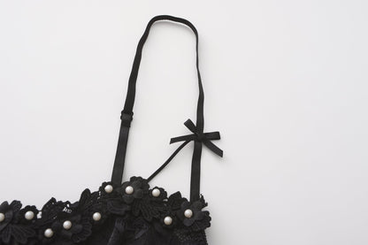 SYNIA Corset with Crotchless String Set