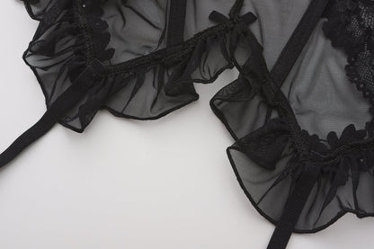 SYNIA Corset with Crotchless String Set