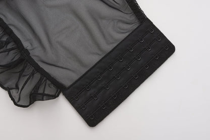 SYNIA Corset with Crotchless String Set