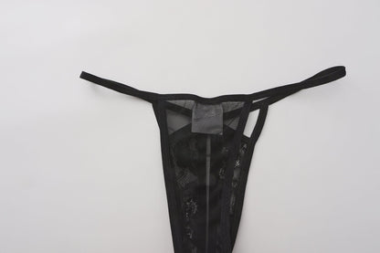 SYNIA Corset with Crotchless String Set