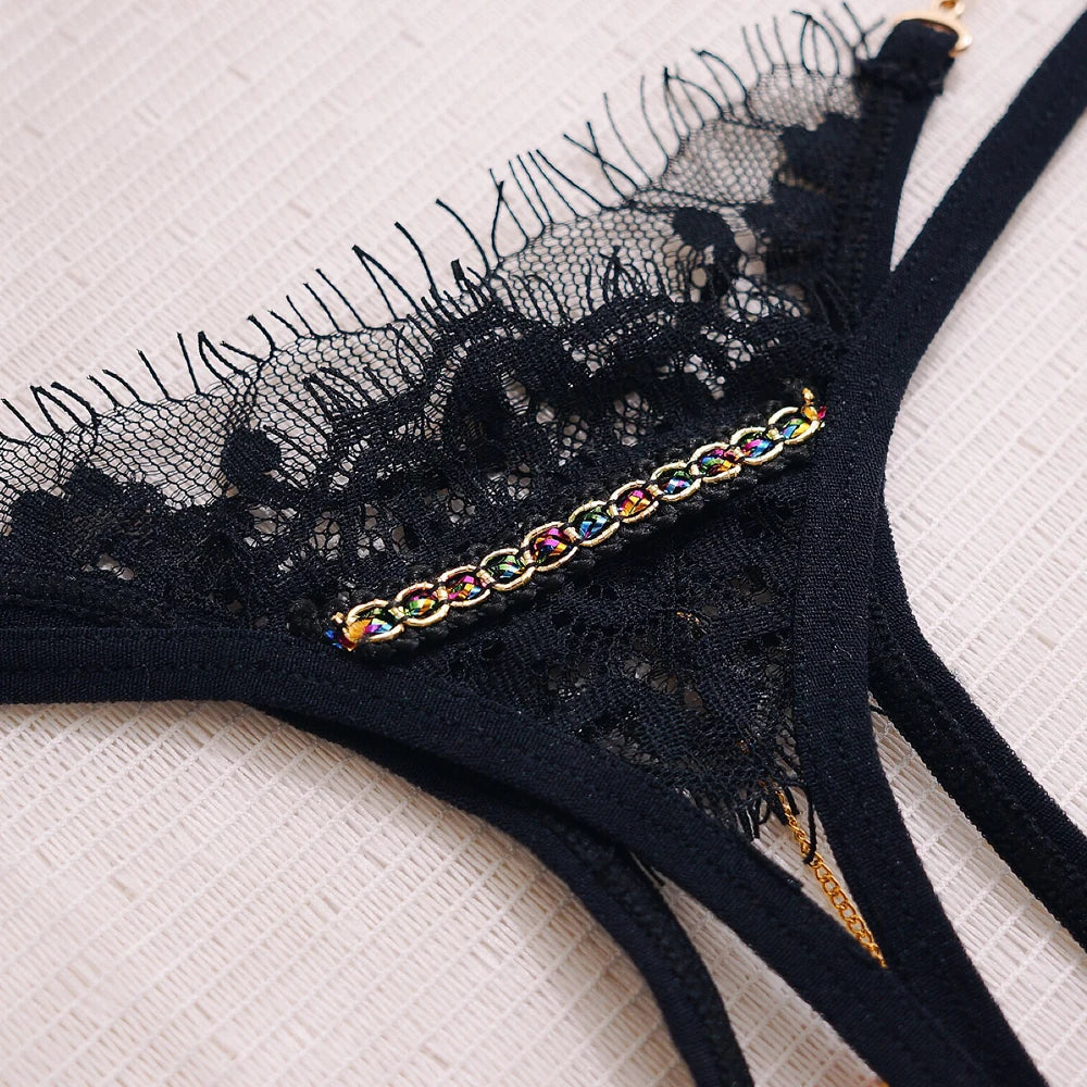 Embroidery FancyStar Crotchless HEMSMTH327