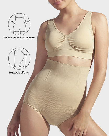 Firm Sculpt High Waisted All-day Lift Shapewear Briefs(2 Packs)