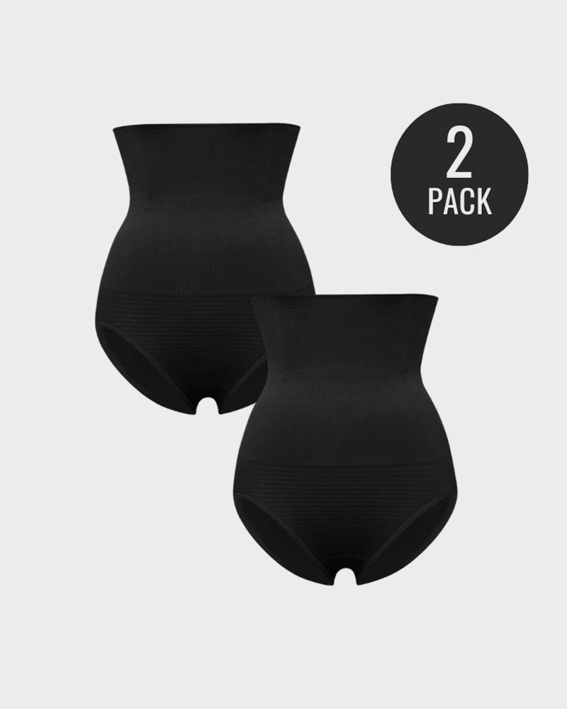 Firm Sculpt High Waisted All-day Lift Shapewear Briefs(2 Packs)