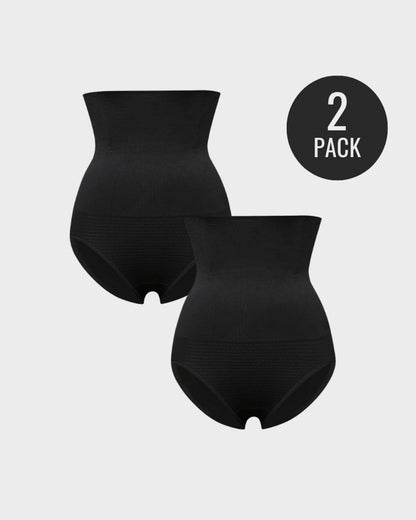Firm Sculpt High Waisted All-day Lift Shapewear Briefs(2 Packs)
