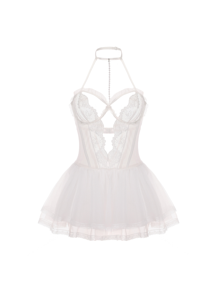 BONNIE Babydoll mini Dress Bodysuit