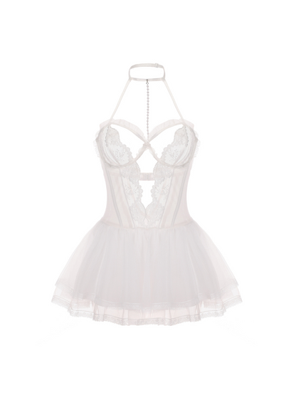 BONNIE Babydoll mini Dress Bodysuit