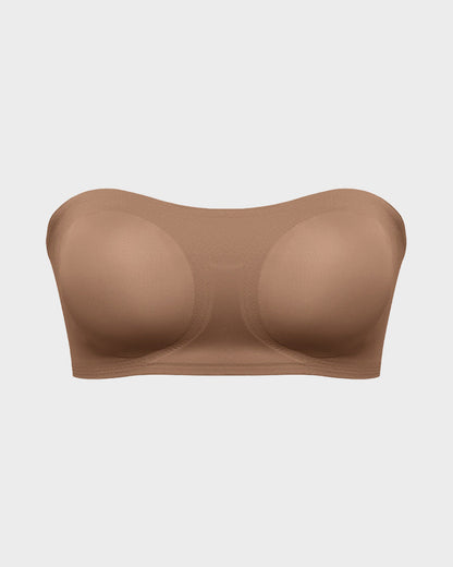 Non-Slip Crossover Side Hook Bandeau Bra