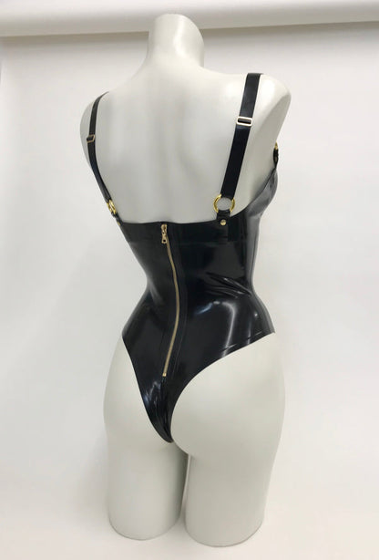 FancyStar® O-Ring Latex Bodysuit