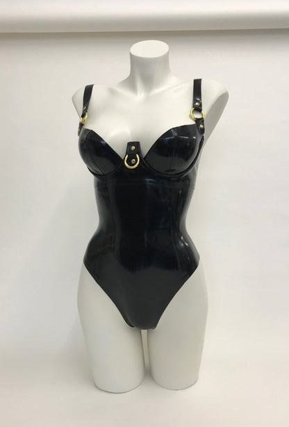 FancyStar® O-Ring Latex Bodysuit