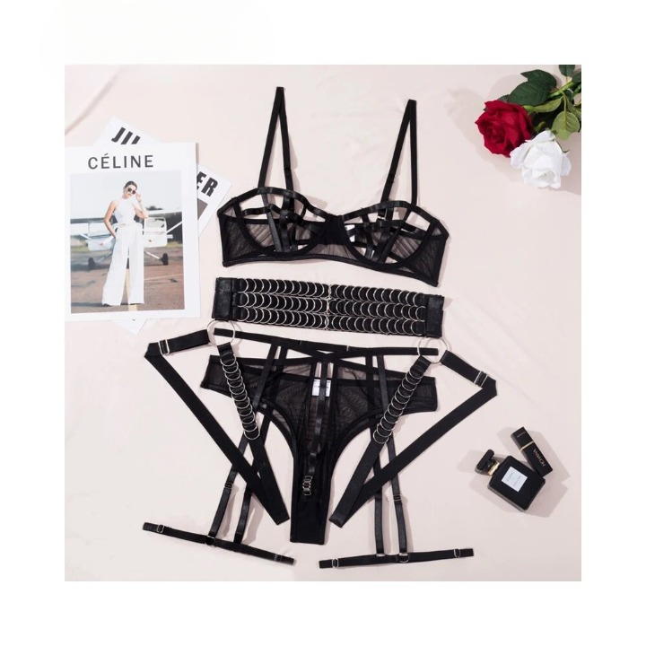 FancyStar™ Lustrous Temptation Lingerie Set