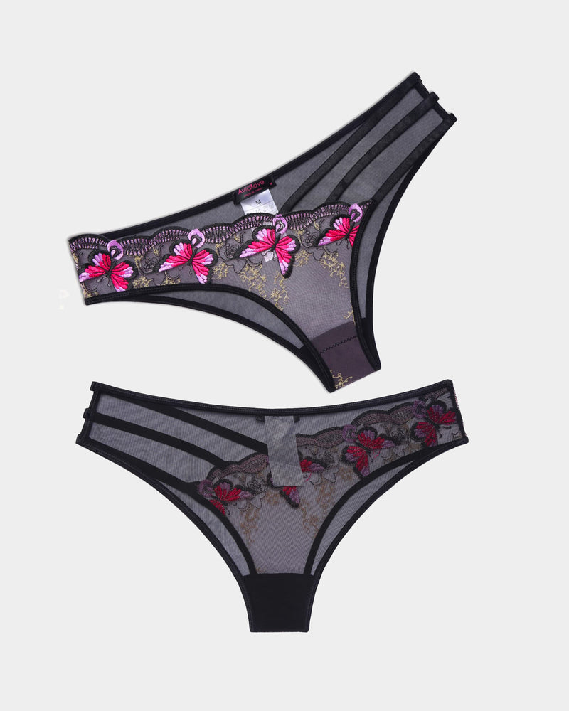 ECLIVIA Floral Mesh Panty