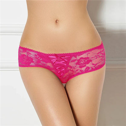 Sheer Crotchless Panties