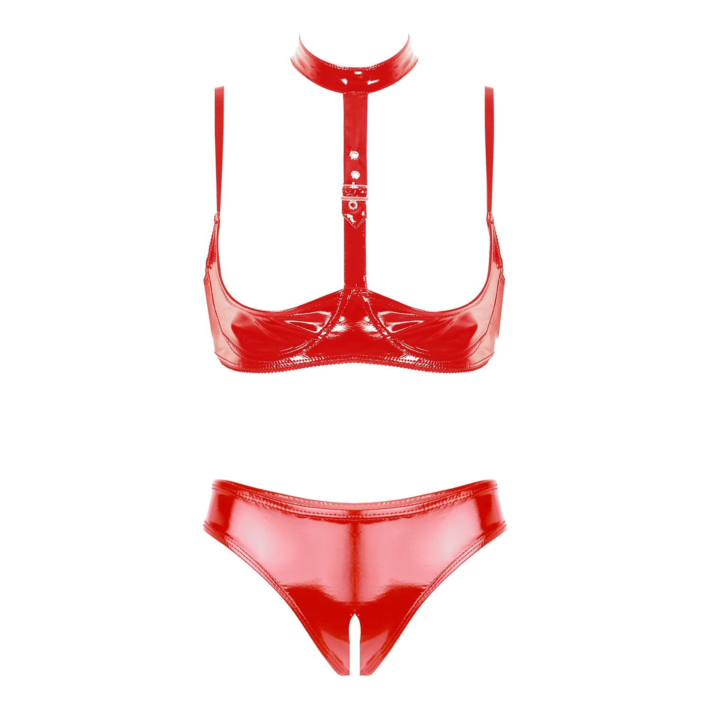 💥 SUMMER HOLIDAY 70% OFF 🔥 FancyStar™ PUMIE Leather Open Top Crotch Set