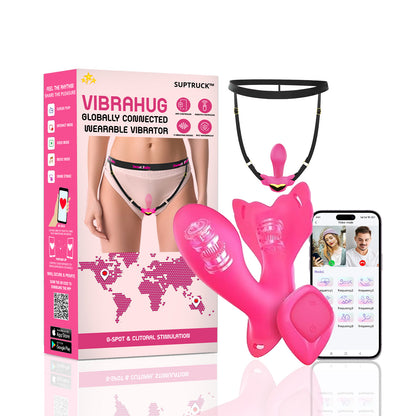 Suptruck™ PleasurePlay Wearable Vibrator X9 📱 Pulse Panty Global Control & 9 Modes