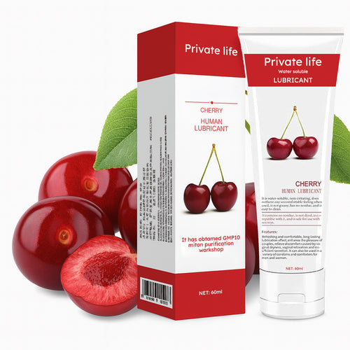Water-Based Cherry Flavored Natural Lubricant