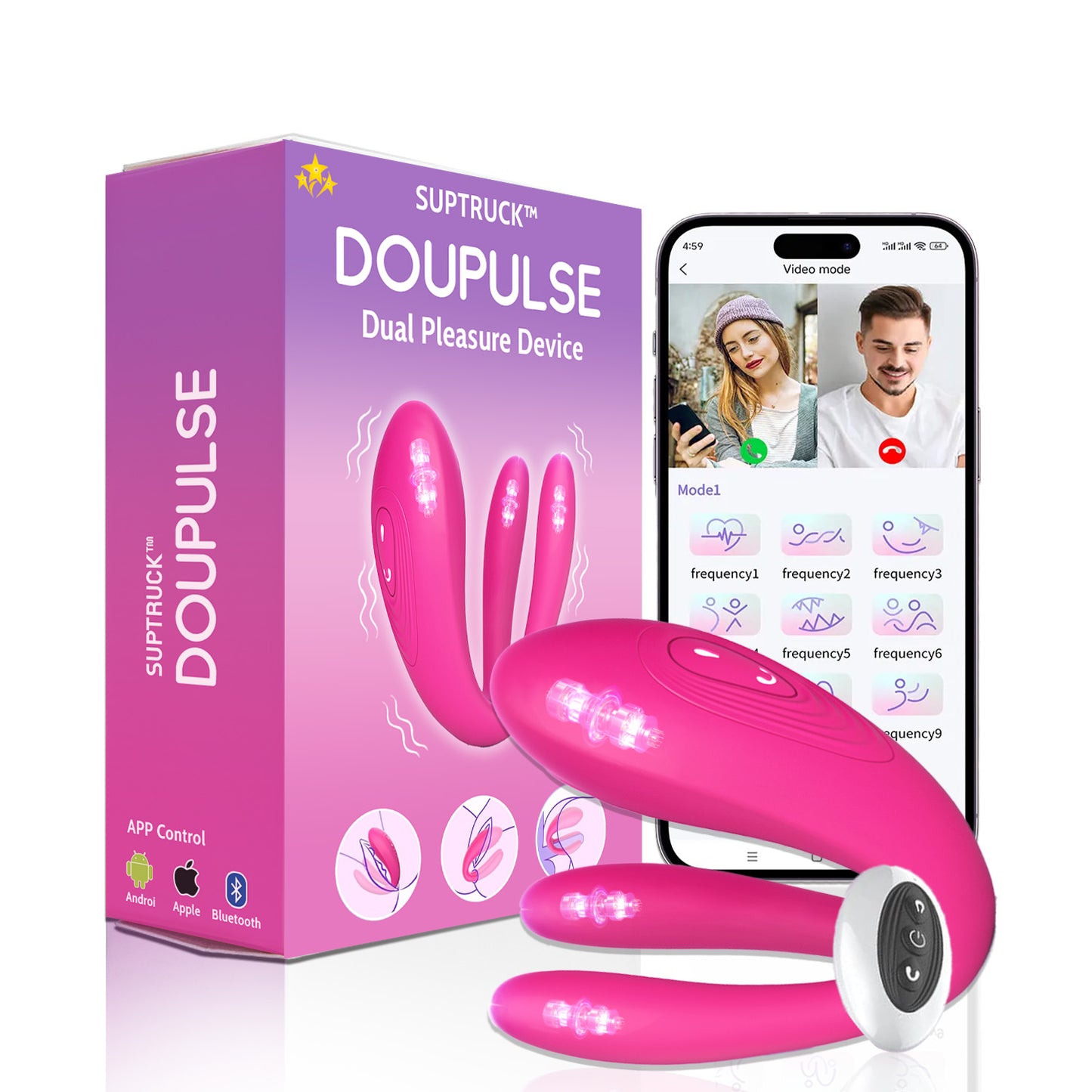 💥 2025 Limited 70% ️OFF 💦 DuoPulse Suptruck Kiwinet® Intimate Fusion X10 📱 Global Control & 10 Modes