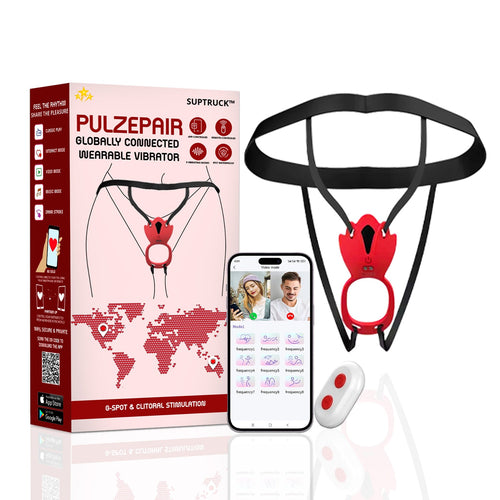 💥 2025 Limited 70% ️OFF 💦 PulzePair Suptruck™ Wearable Vibrator X9 📱 Pulse Panty Global Control & 9 Modes