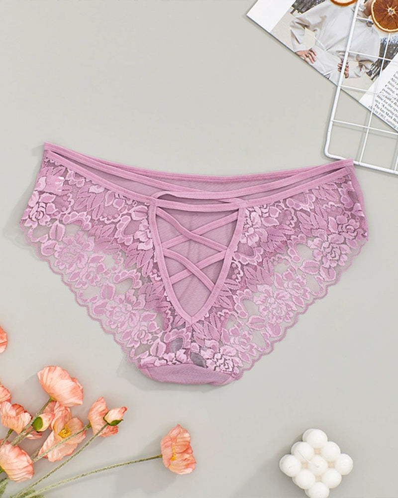 DEMIA Lace Mesh Panties