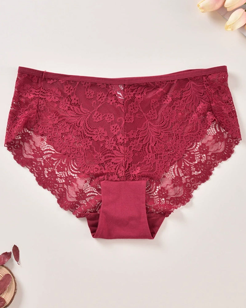 NYRALIA Plus Size Women's Sexy Lace Panties
