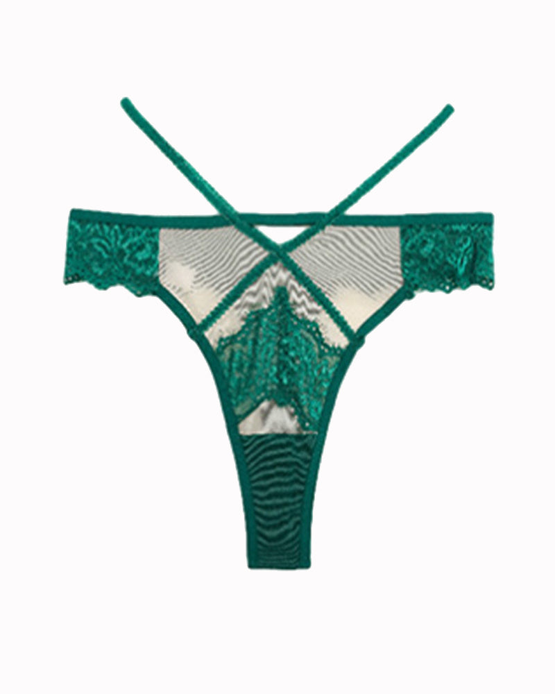 CYNAIRA Lace Mid-Rise High Stretch Panties