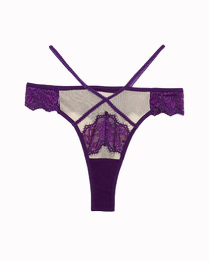 CYNAIRA Lace Mid-Rise High Stretch Panties