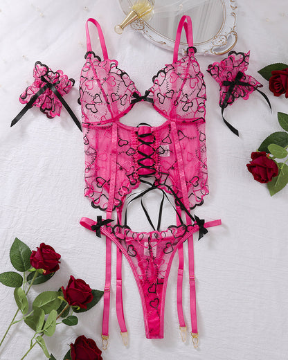 KYRAHNA Heartlace Corset Set
