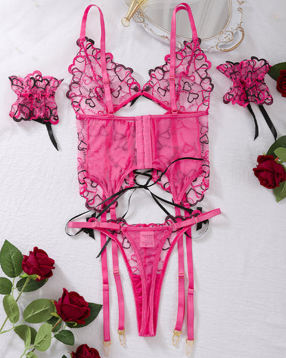 KYRAHNA Heartlace Corset Set